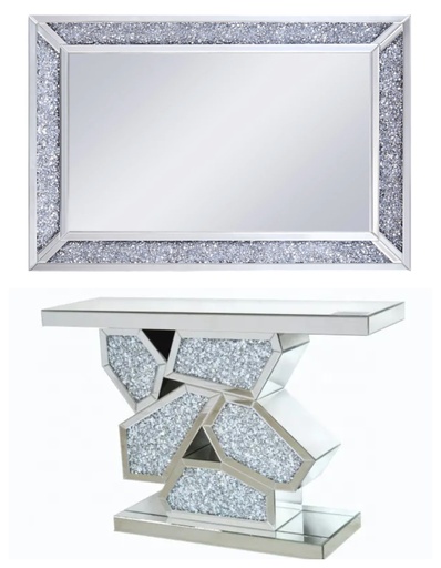 Console Table + Wall Mirror