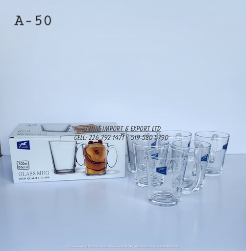 [A-50] Cups - 6pcs