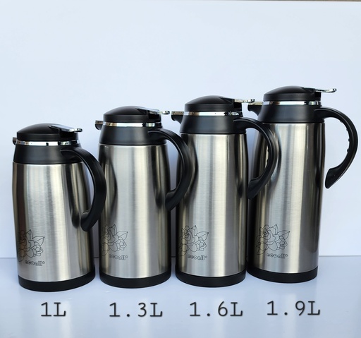 [A-102] Steel Glass Teapots 4 Sizes