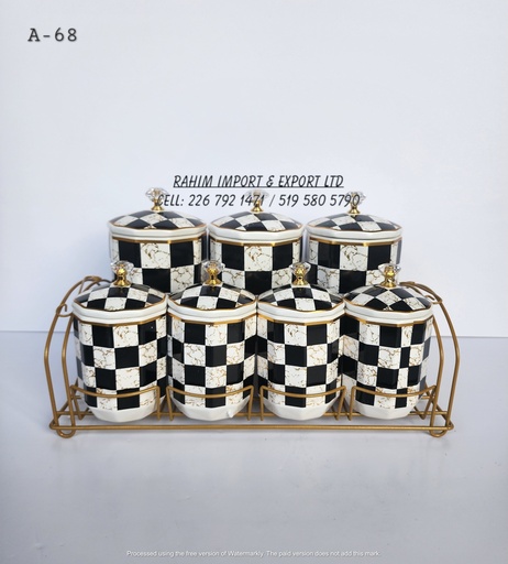 [A-68] 7pcs Canister 