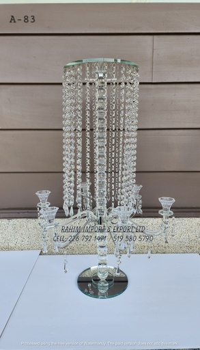 [A-83] Crystal Candle Holder