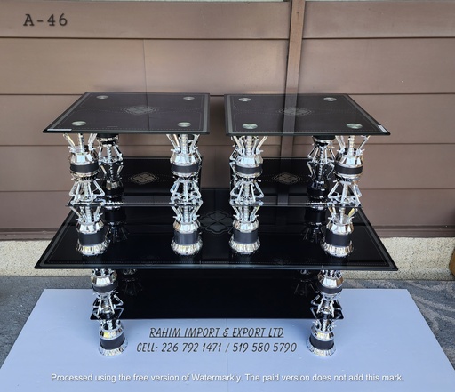 [A-46] 3pcs Coffee Table & Side Table Sets